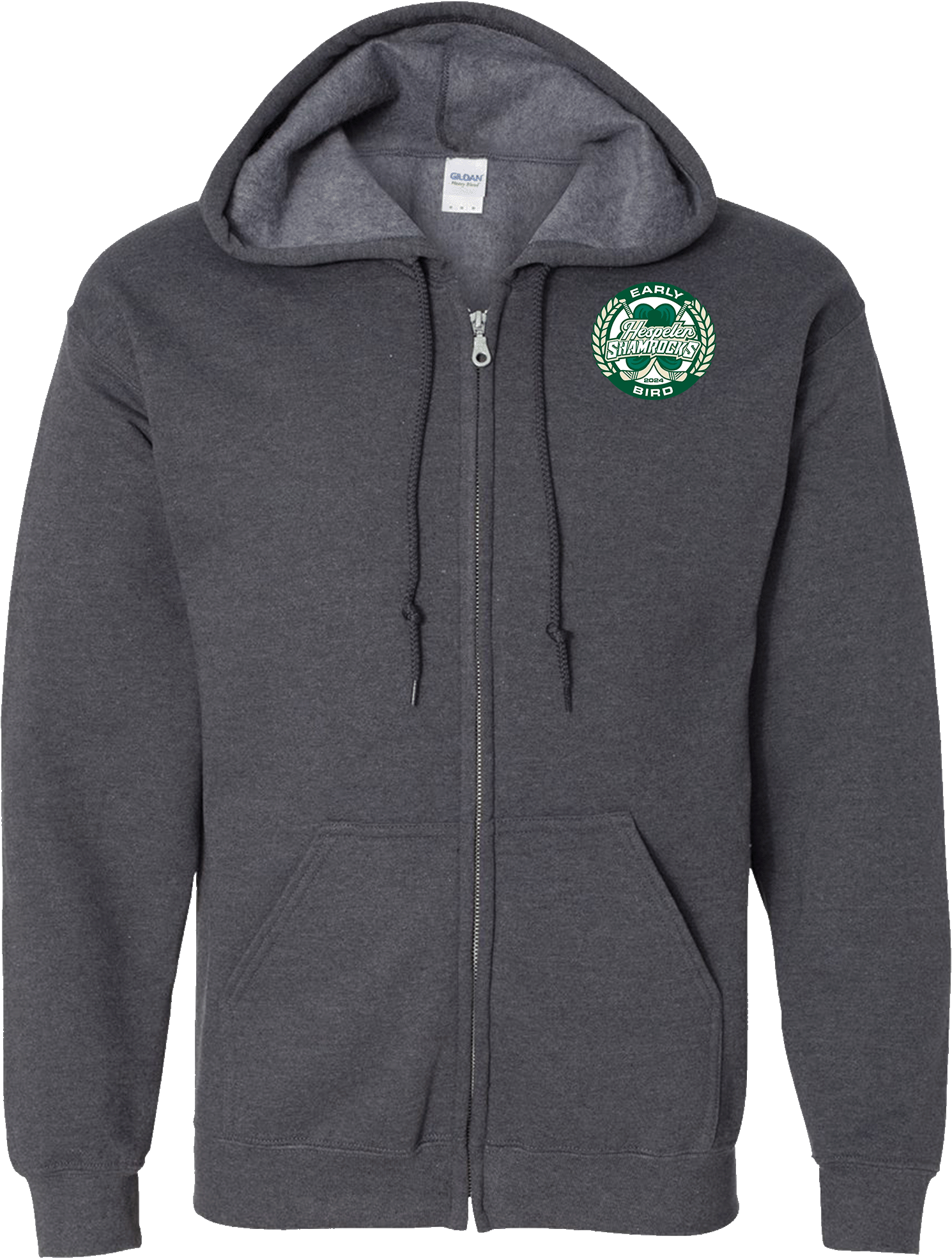 Full Zip Hoodies - 2024 Hespeler Shamrocks Early Bird