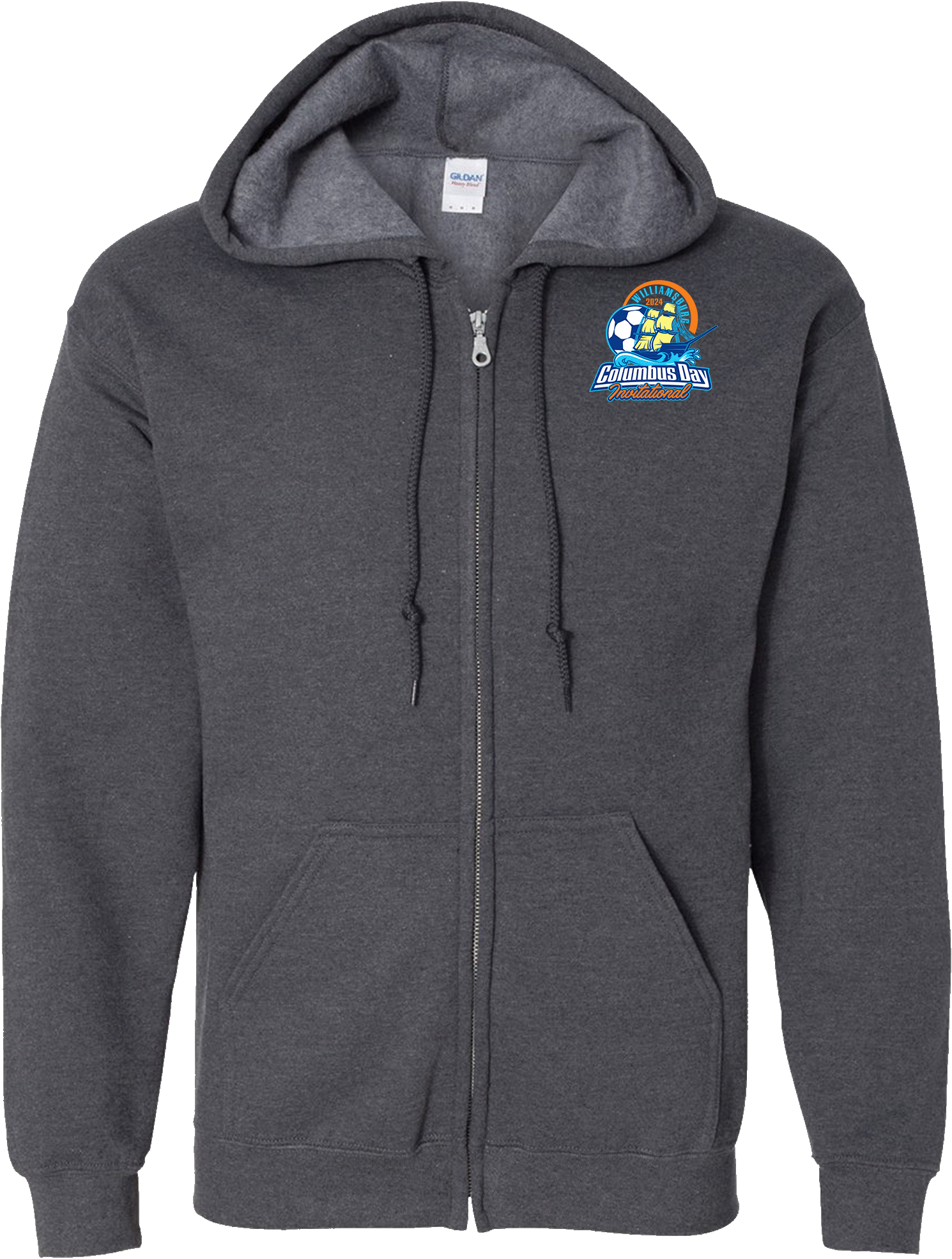 Full Zip Hoodies - D2024 Williamsburg Columbus Day Invitational