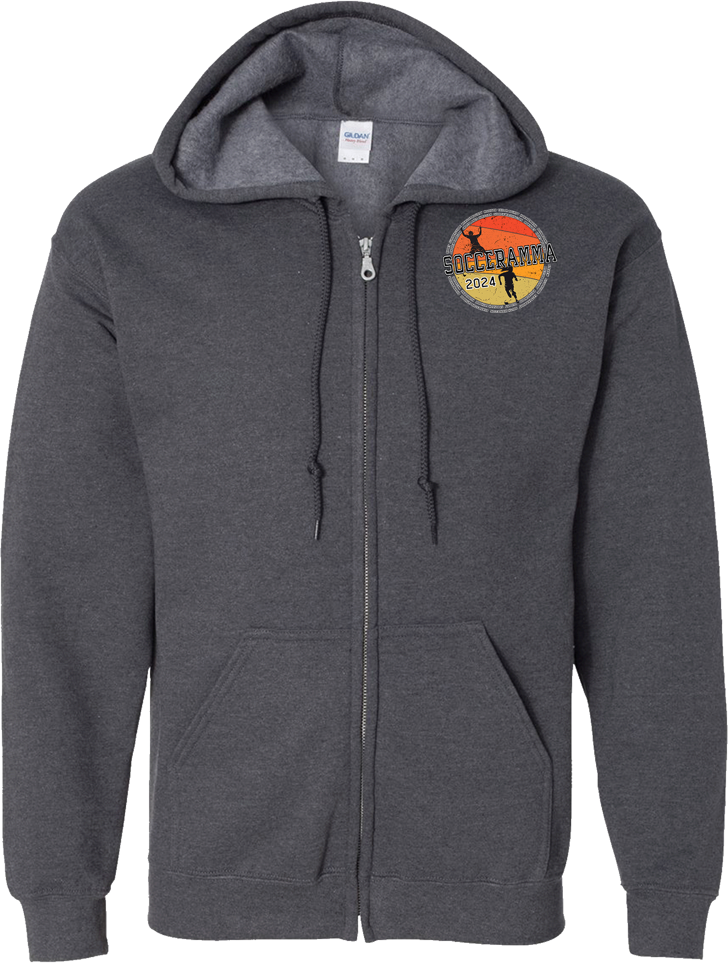 Full Zip Hoodies - 2024 Middle School Socceramma