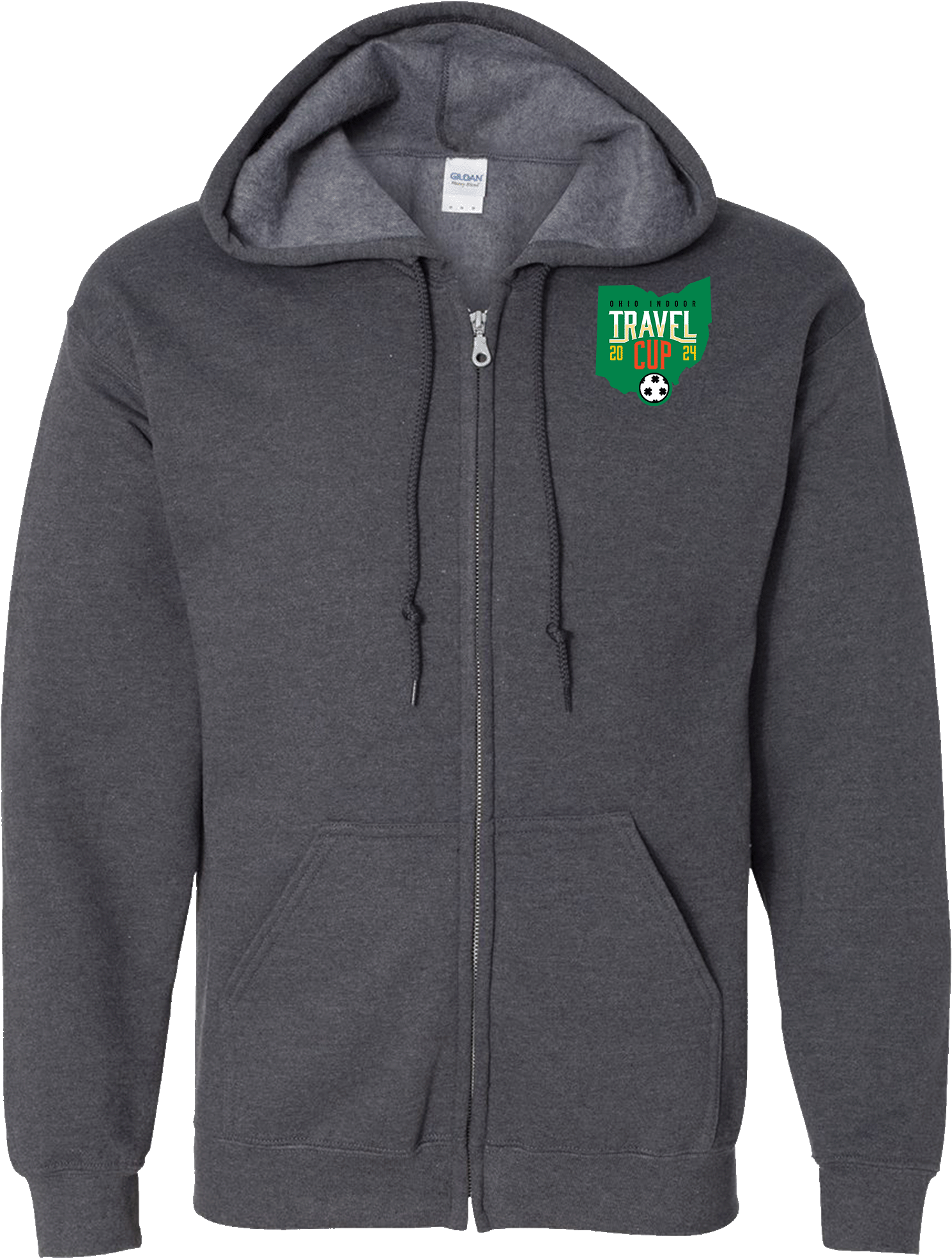 Full Zip Hoodies - 2024 Ohio Indoor Travel Cup