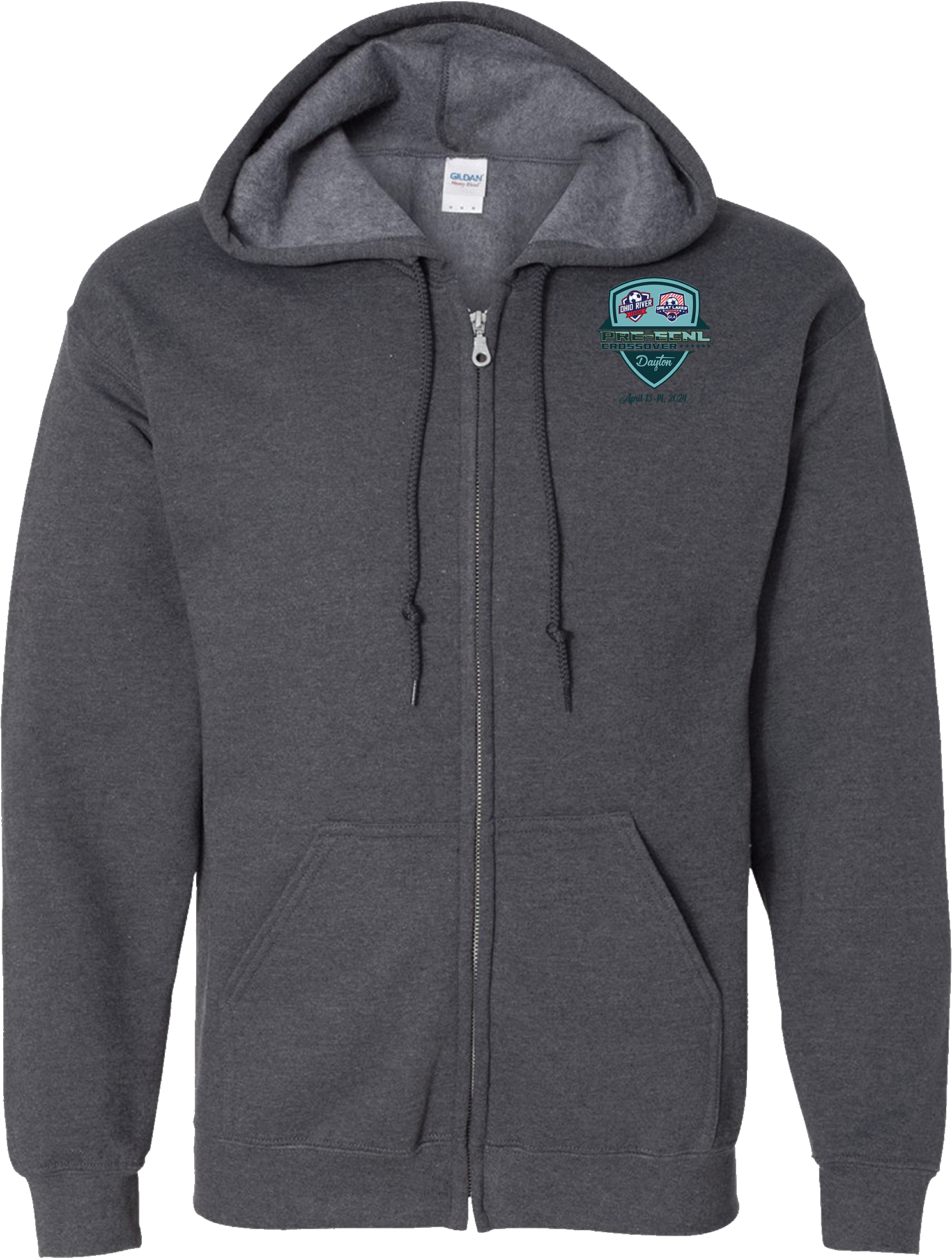 Full Zip Hoodies - 2024 Pre-ECNL Crossover Spring