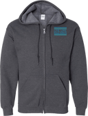 Full Zip Hoodies - Live Love Build Robots Blue