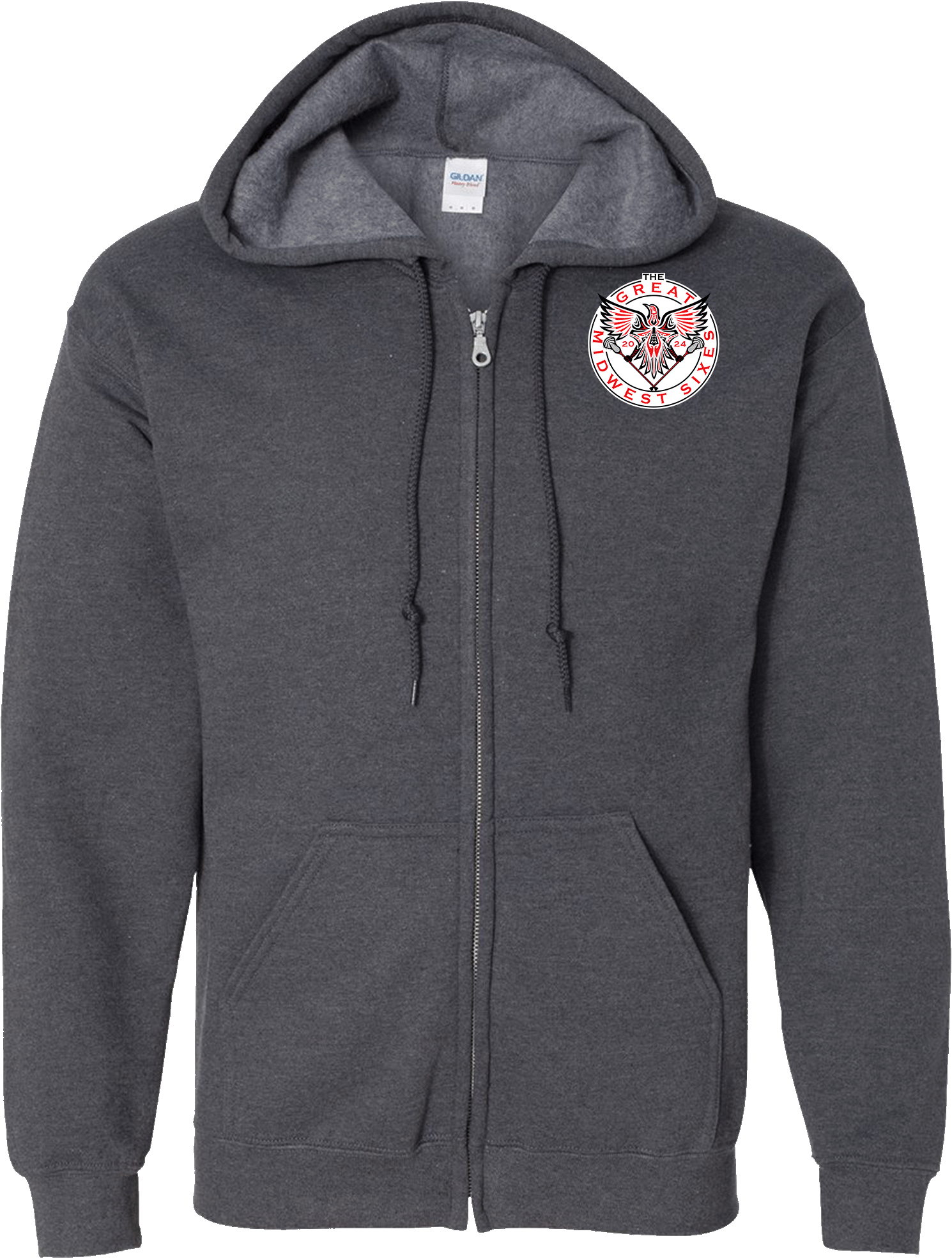 Full Zip Hoodies - 2024 The Great Midwest Sixes