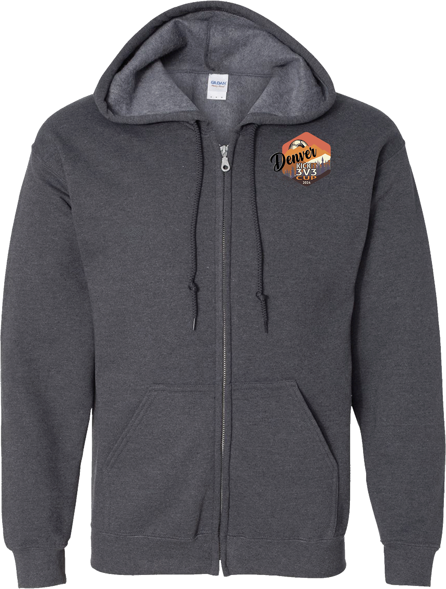 Full Zip Hoodies - 2024 Denver Kick It 3v3 Cup