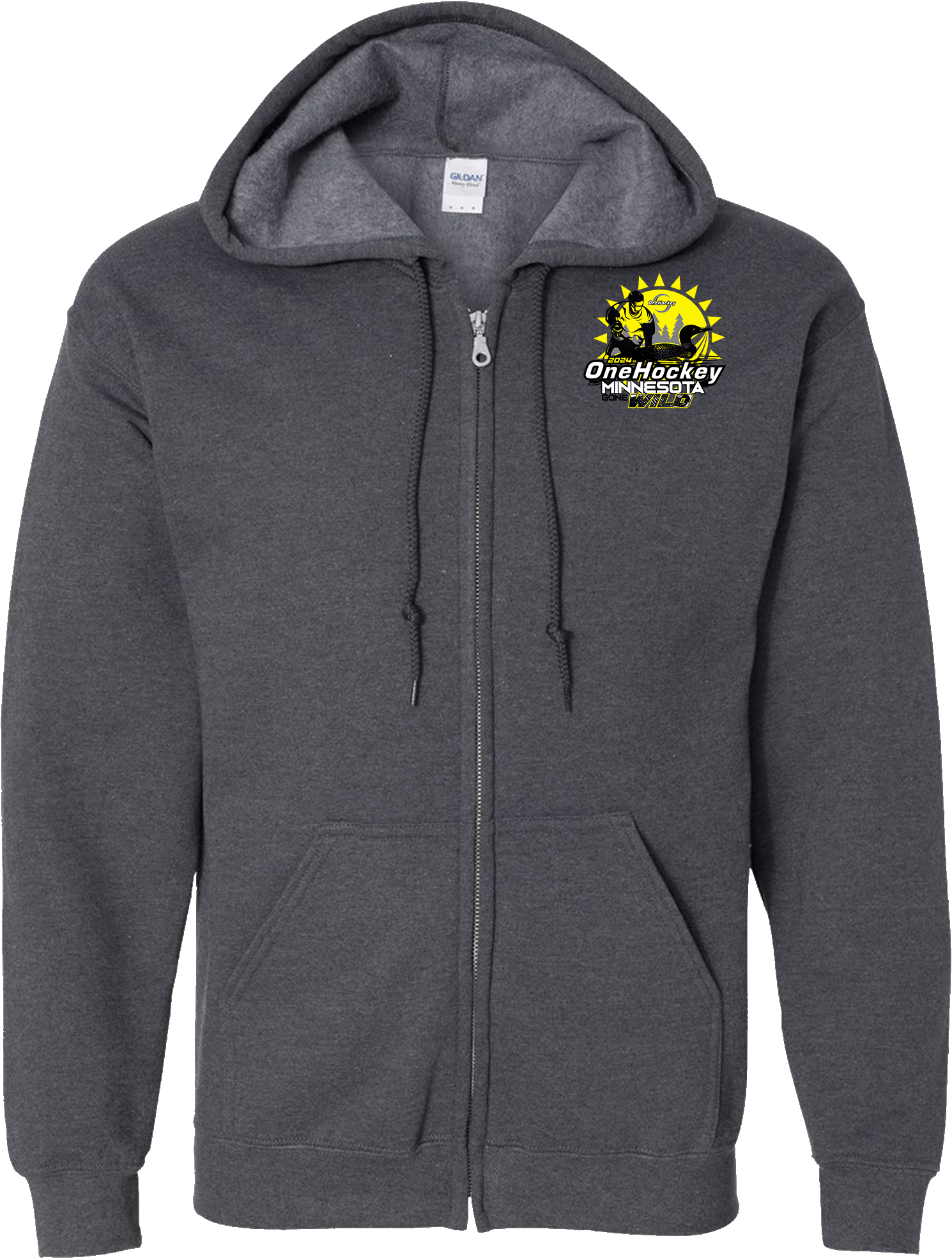 Full Zip Hoodies - 2024 OneHockey Minnesota Gone Wild