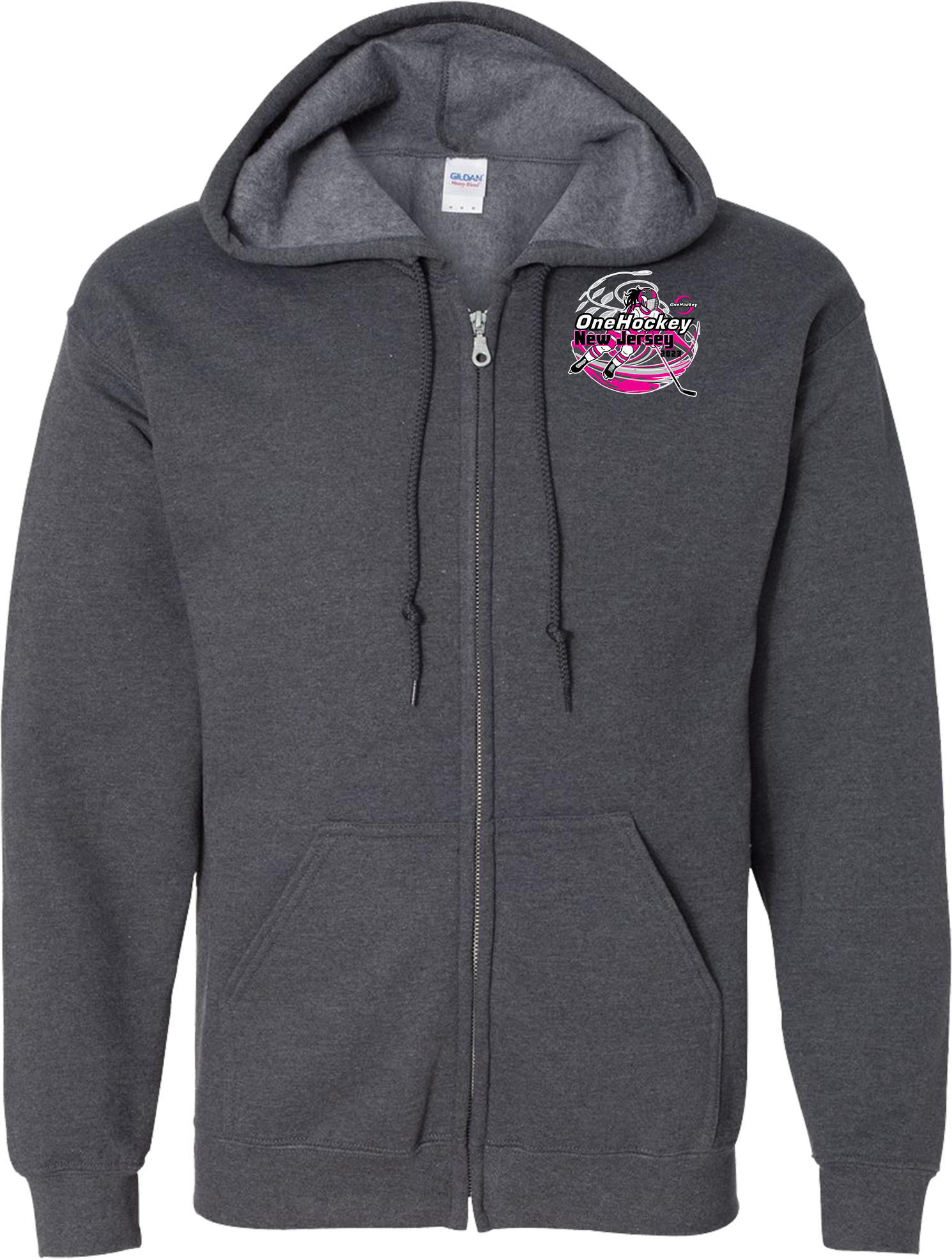 Full Zip Hoodies - 2023 OneHockey New Jersey GIRLS