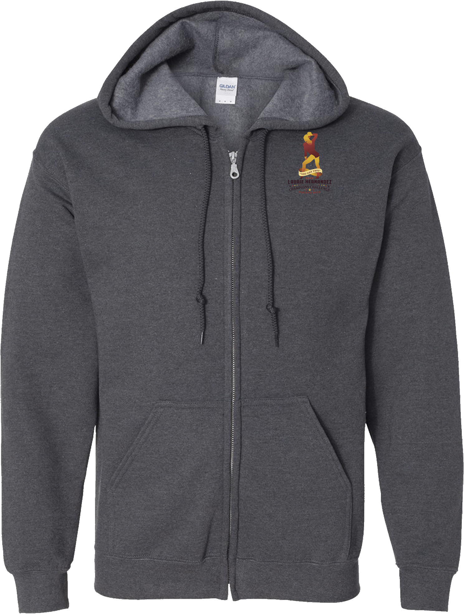 Full Zip Hoodies - 2023 Laurie Hernandez Champions Challenge Puerto Rico