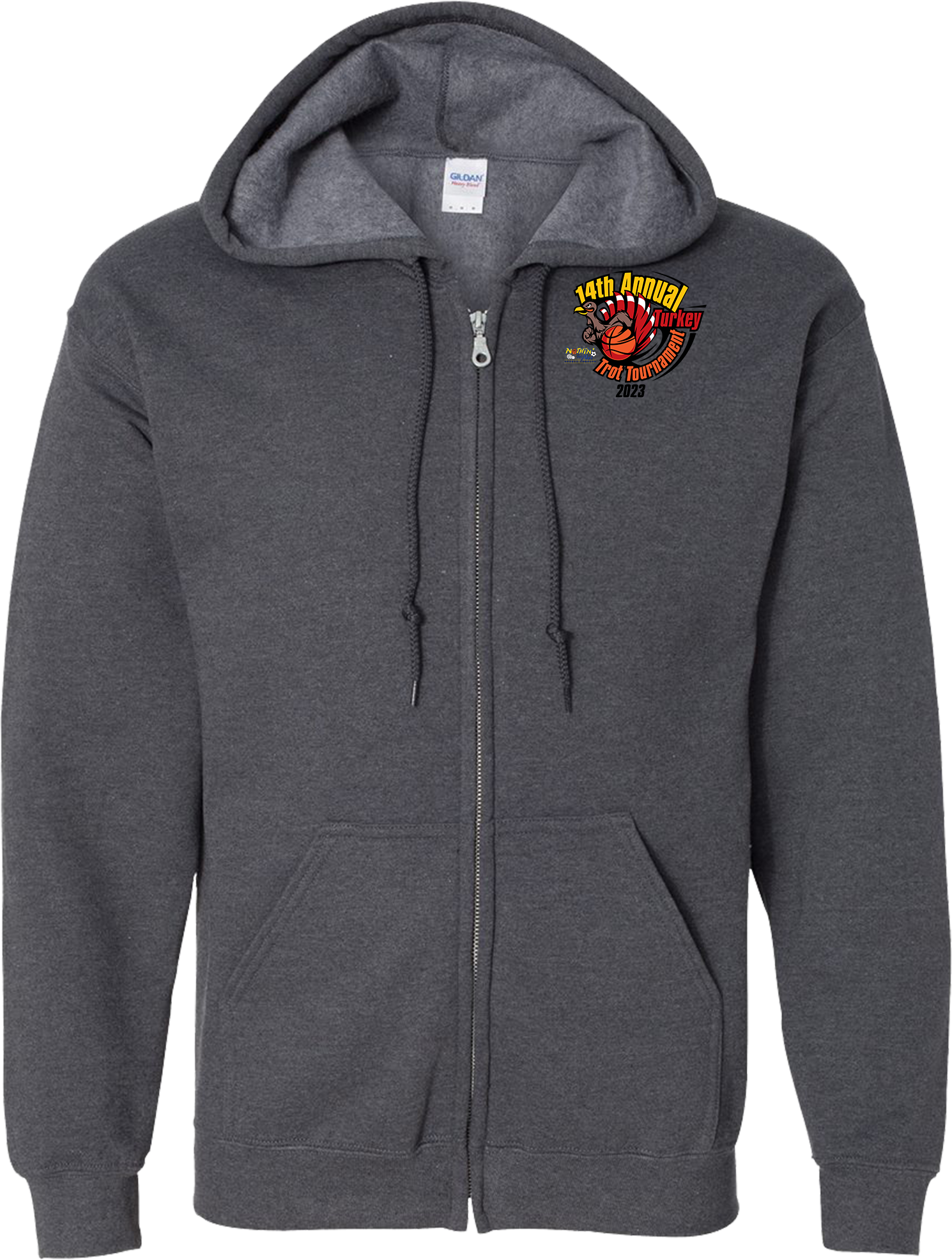 Full Zip Hoodies - 2023 14th Annual Turkey Trot Tournament