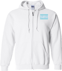 Full Zip Hoodies - Live Love Build Robots Blue