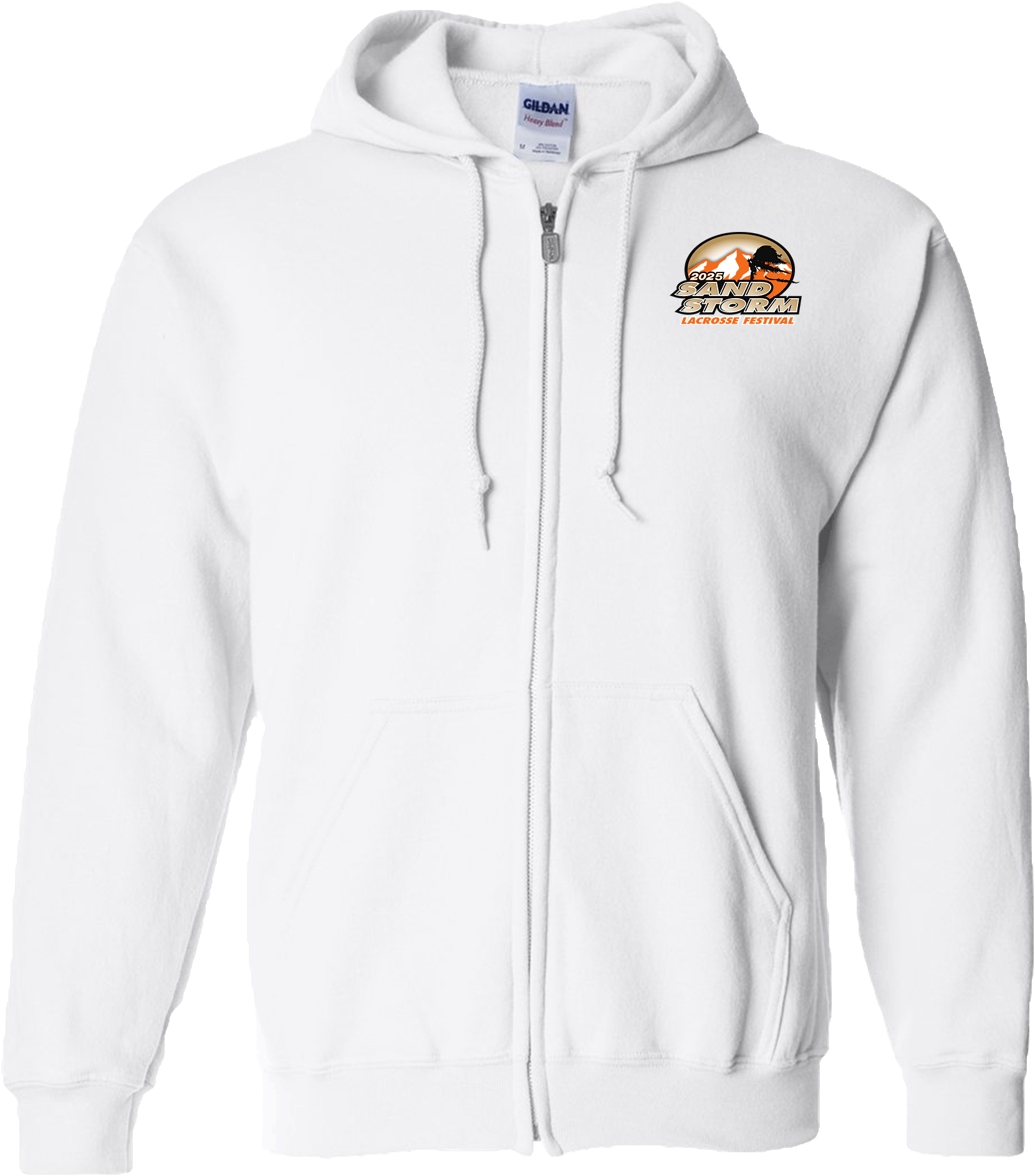 Full Zip Hoodies - 2025 SandStorm Lacrosse