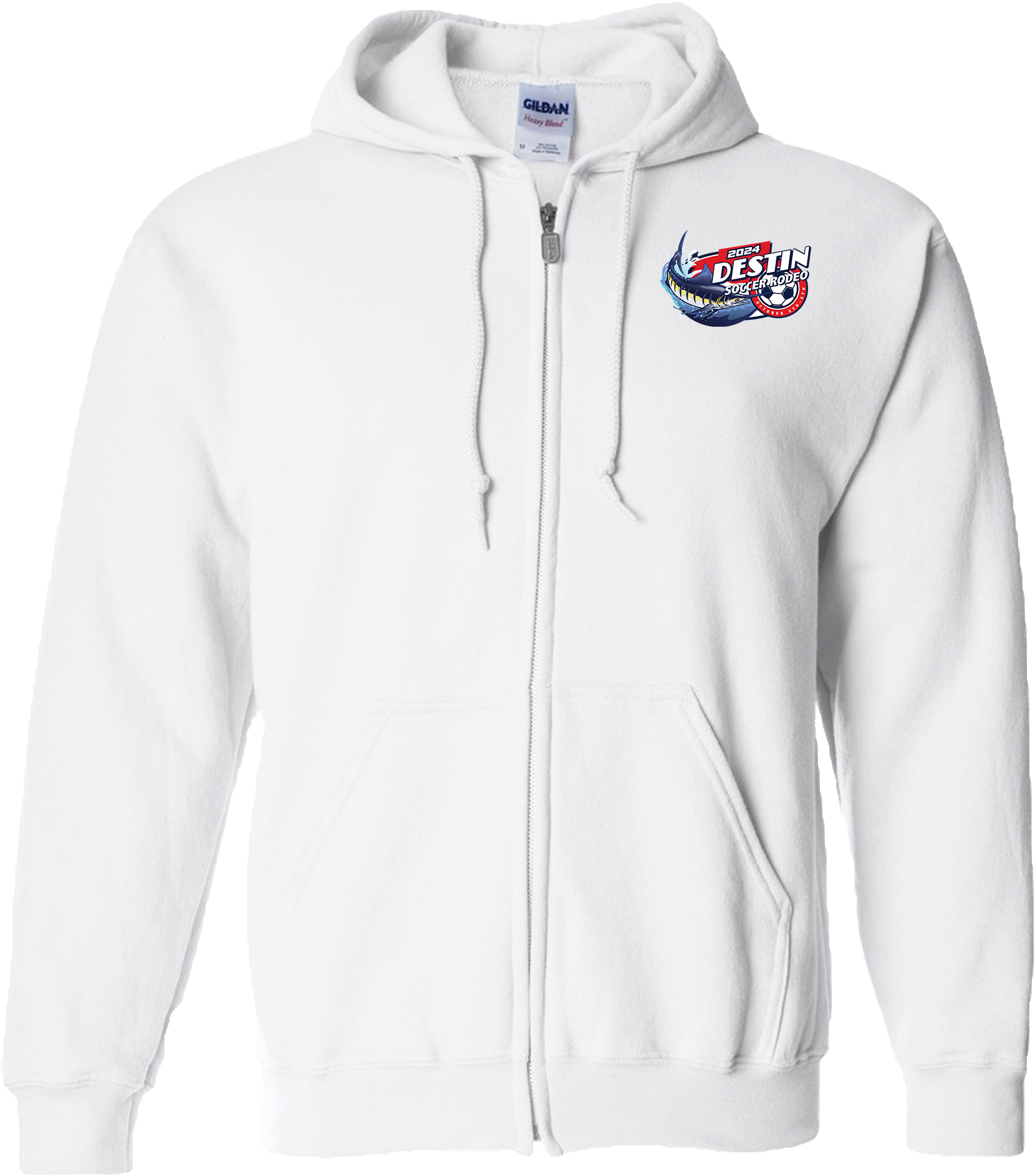 Full Zip Hoodies - 2024 Destin Soccer Rodeo