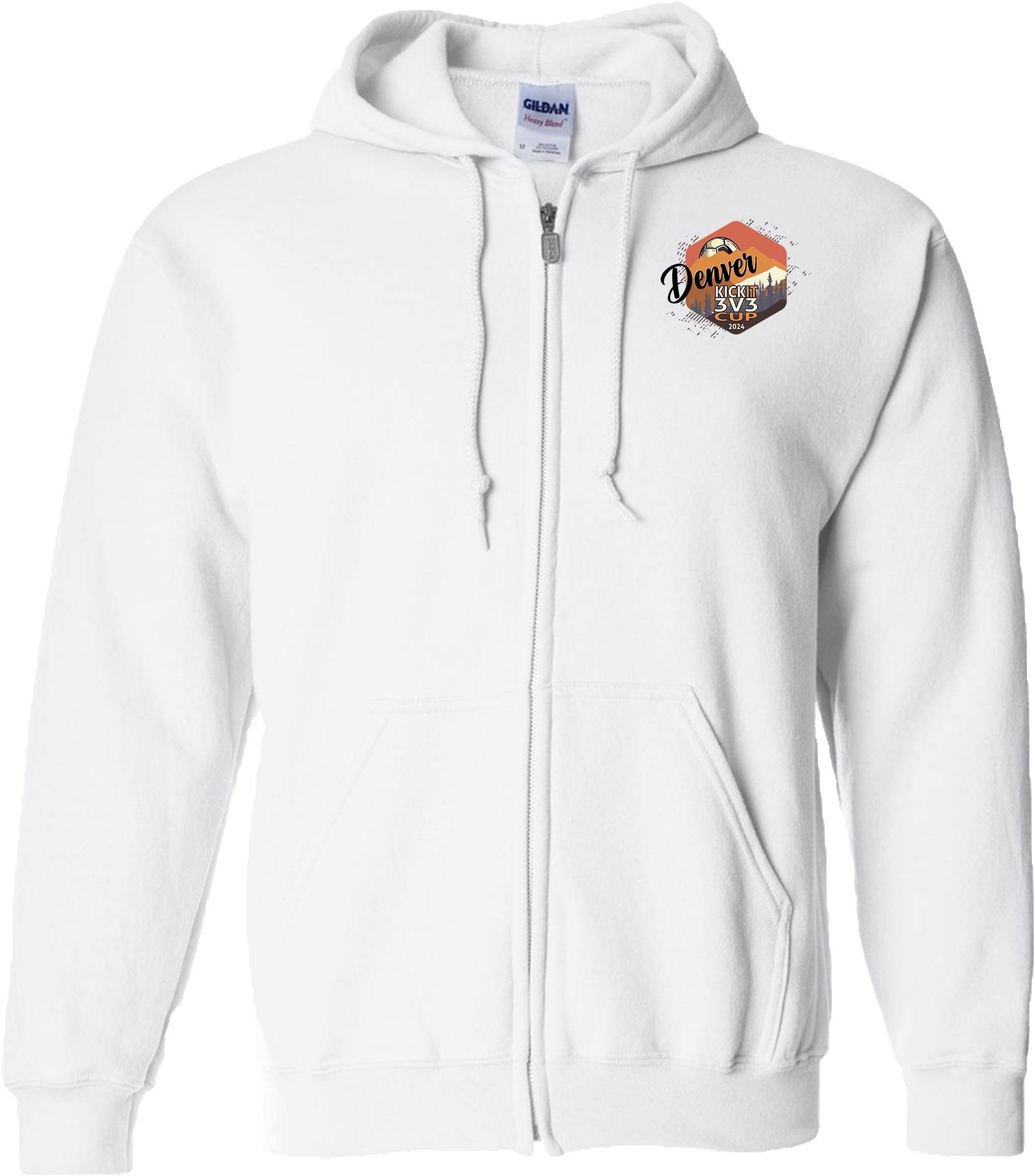 Full Zip Hoodies - 2024 Denver Kick It 3v3 Cup