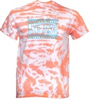 Tie-Dye Short Sleeves - Live Love Build Robots Blue