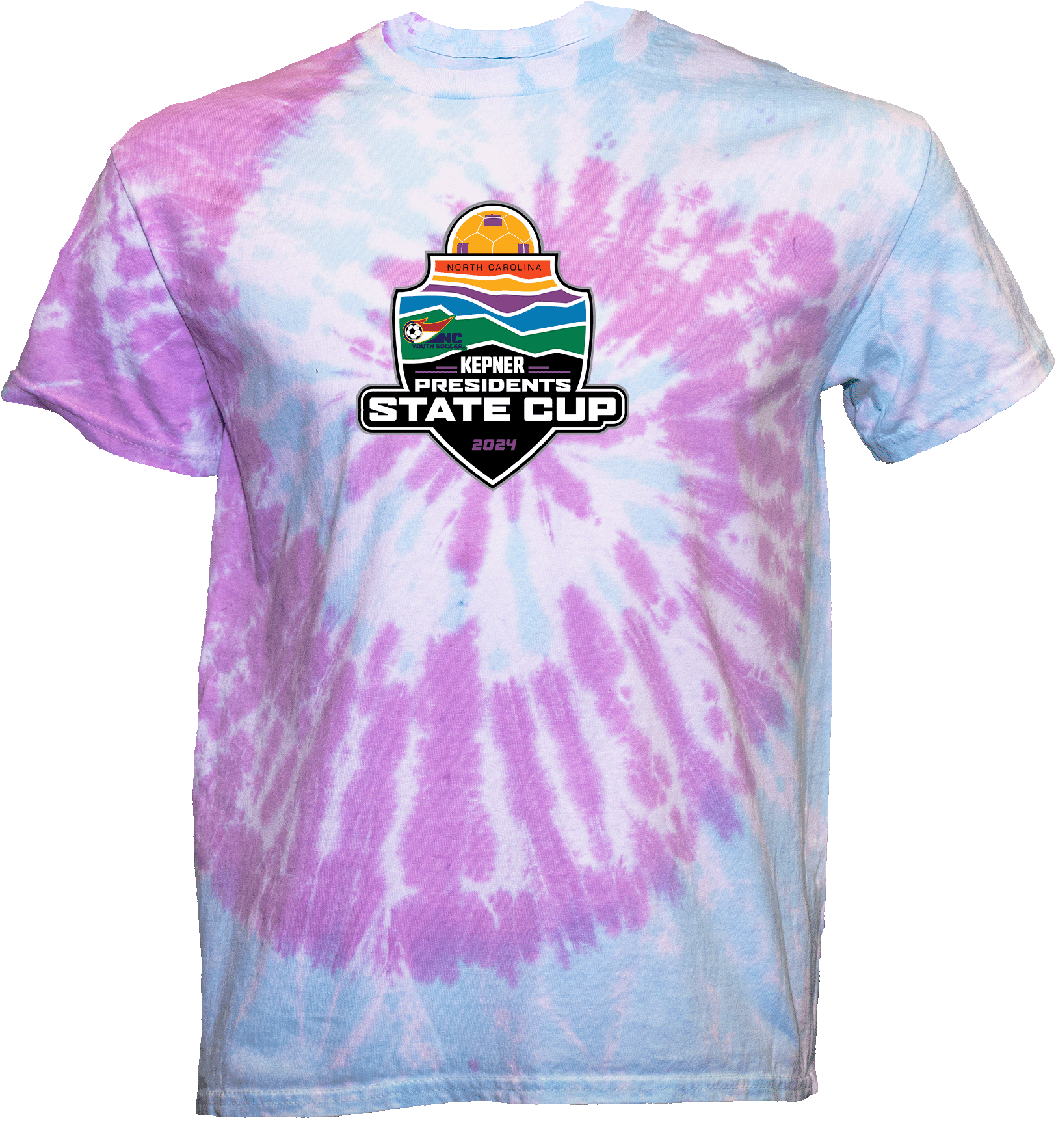 Tie-Dye Short Sleeves - 2024 USYS NC Presidents Cup Fall