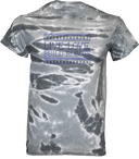 Tie-Dye Short Sleeves - Live Love Build Robots Dark