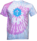 Tie-Dye Short Sleeves - Robotics Blue Logo