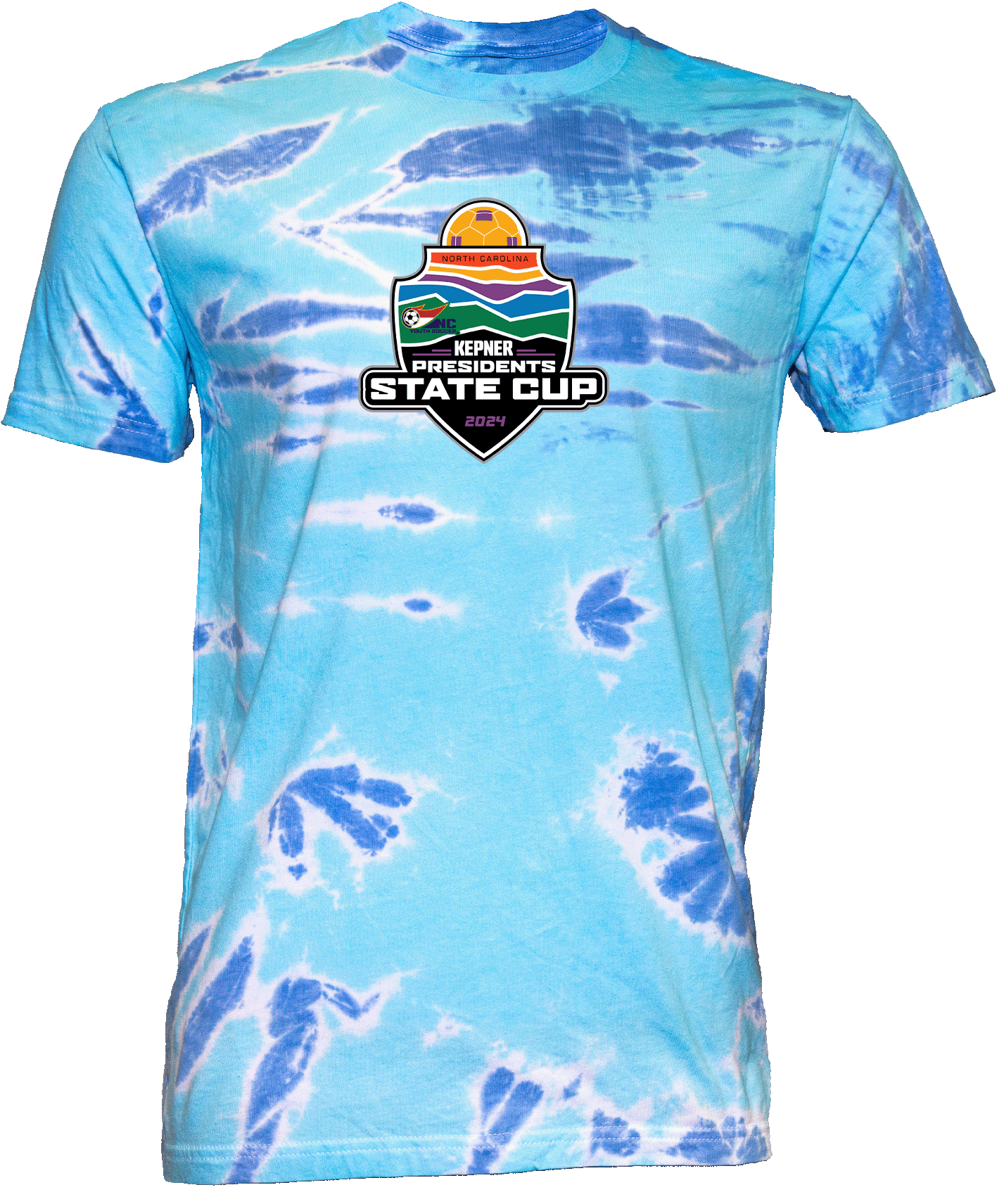 Tie-Dye Short Sleeves - 2024 USYS NC Presidents Cup Fall