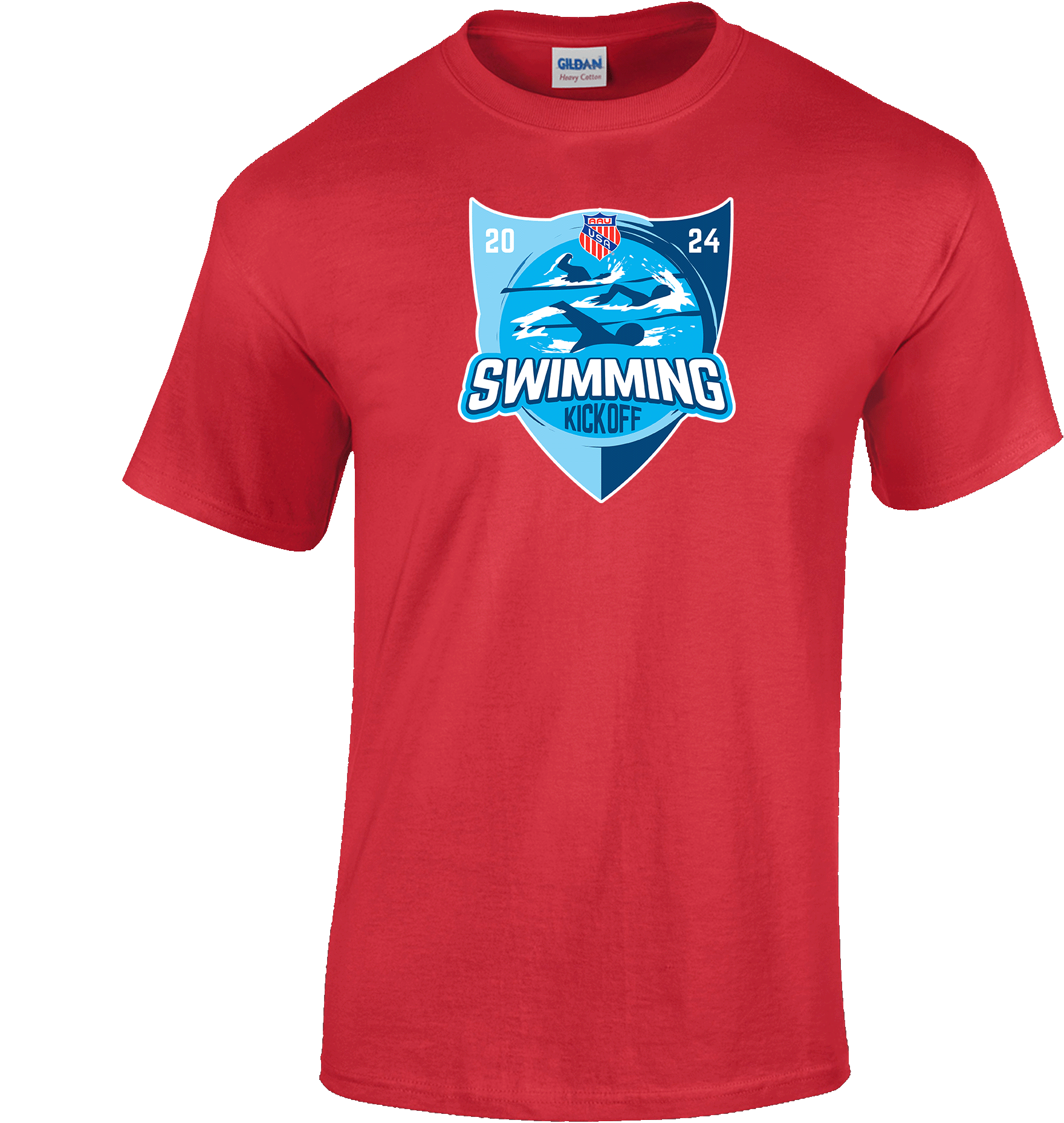 Short Sleeves - 2024 AAU Swimming Kick Off