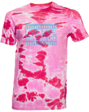 Tie-Dye Short Sleeves - Live Love Build Robots Blue