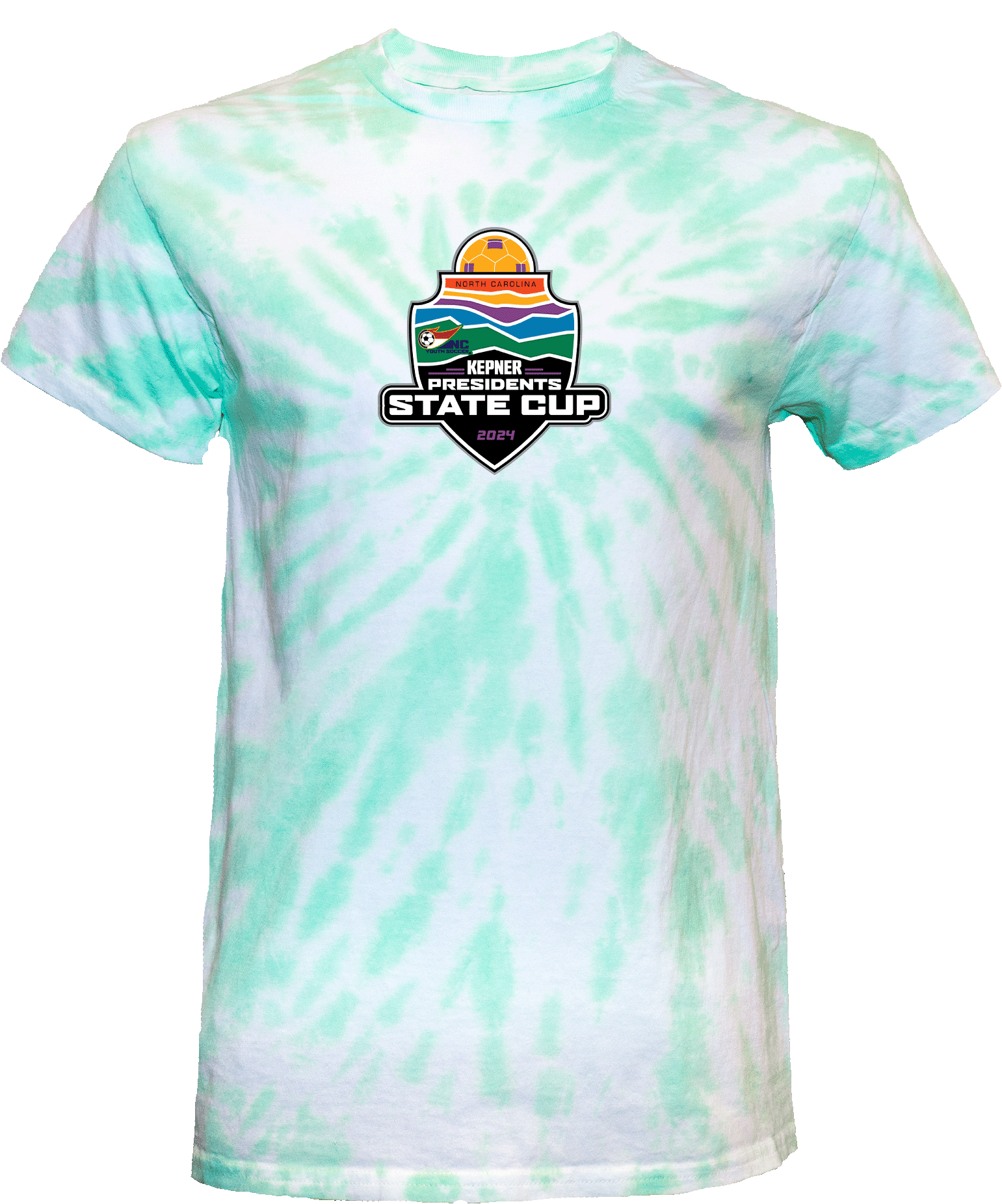 Tie-Dye Short Sleeves - 2024 USYS NC Presidents Cup Fall