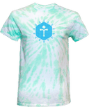 Tie-Dye Short Sleeves - Robotics Blue Logo