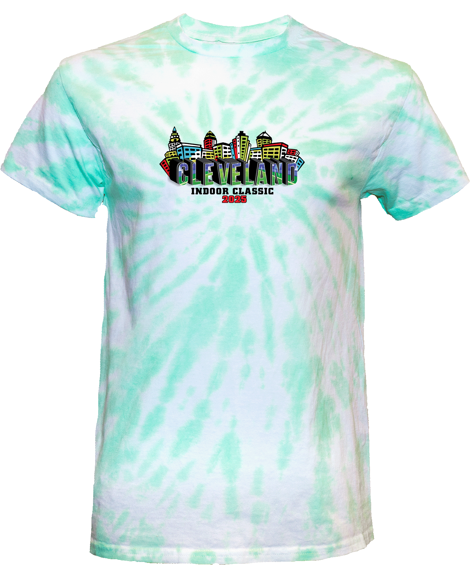 Tie-Dye Short Sleeves - 2025 Cleveland Indoor Classic Girls