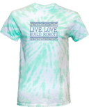 Tie-Dye Short Sleeves - Live Love Build Robots Dark