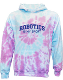 Tie-Dye Hoodies - Robotics Is My Sport Dark