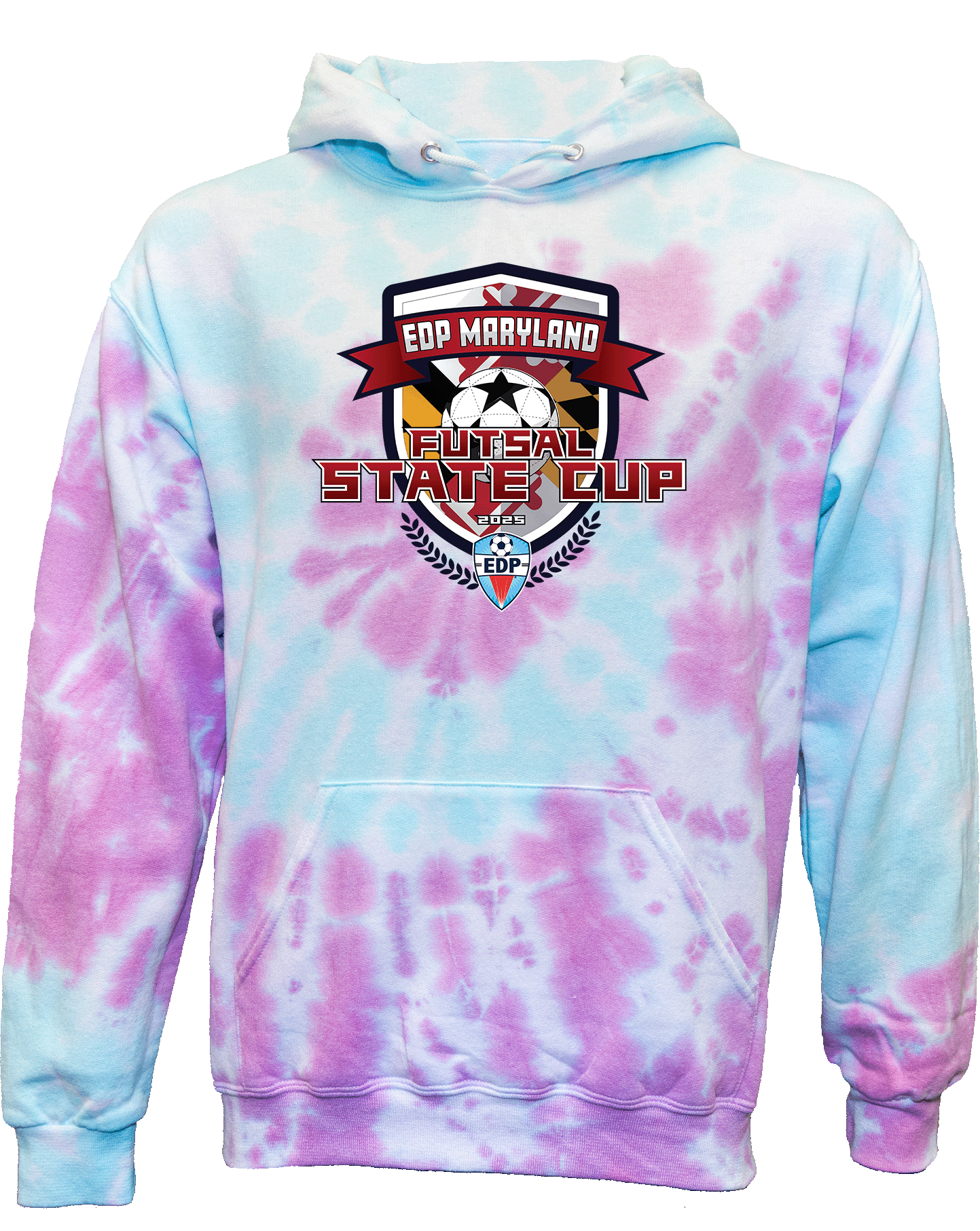 Tie-Dye Hoodies - 2025 EDP MD Futsal State Cup (Girls)