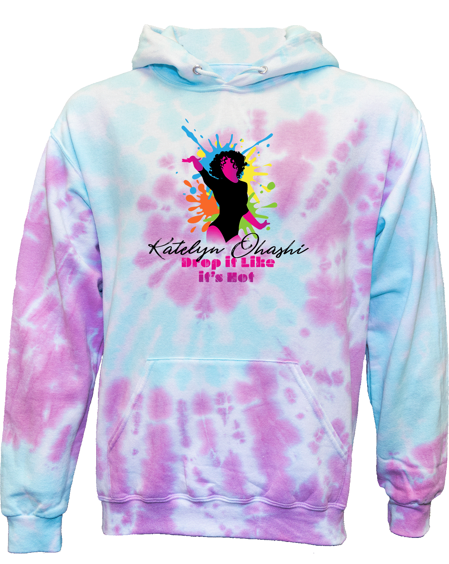 Tie-Dye Hoodies 2025 Drop It Like It's Hot with Katelyn Ohashi (SC) TD Cotton Candy Youth Small