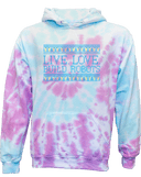 Tie-Dye Hoodies - Live Love Build Robots Blue