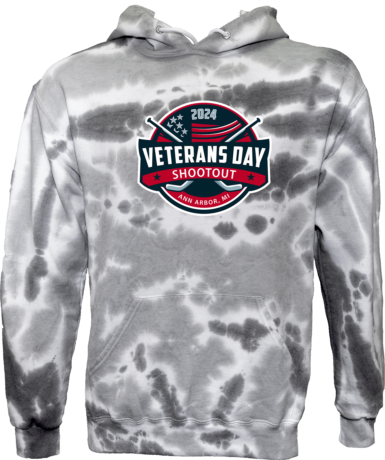 Tie-Dye Hoodies - 2024 Veterans Day Shootout Ann Arbor