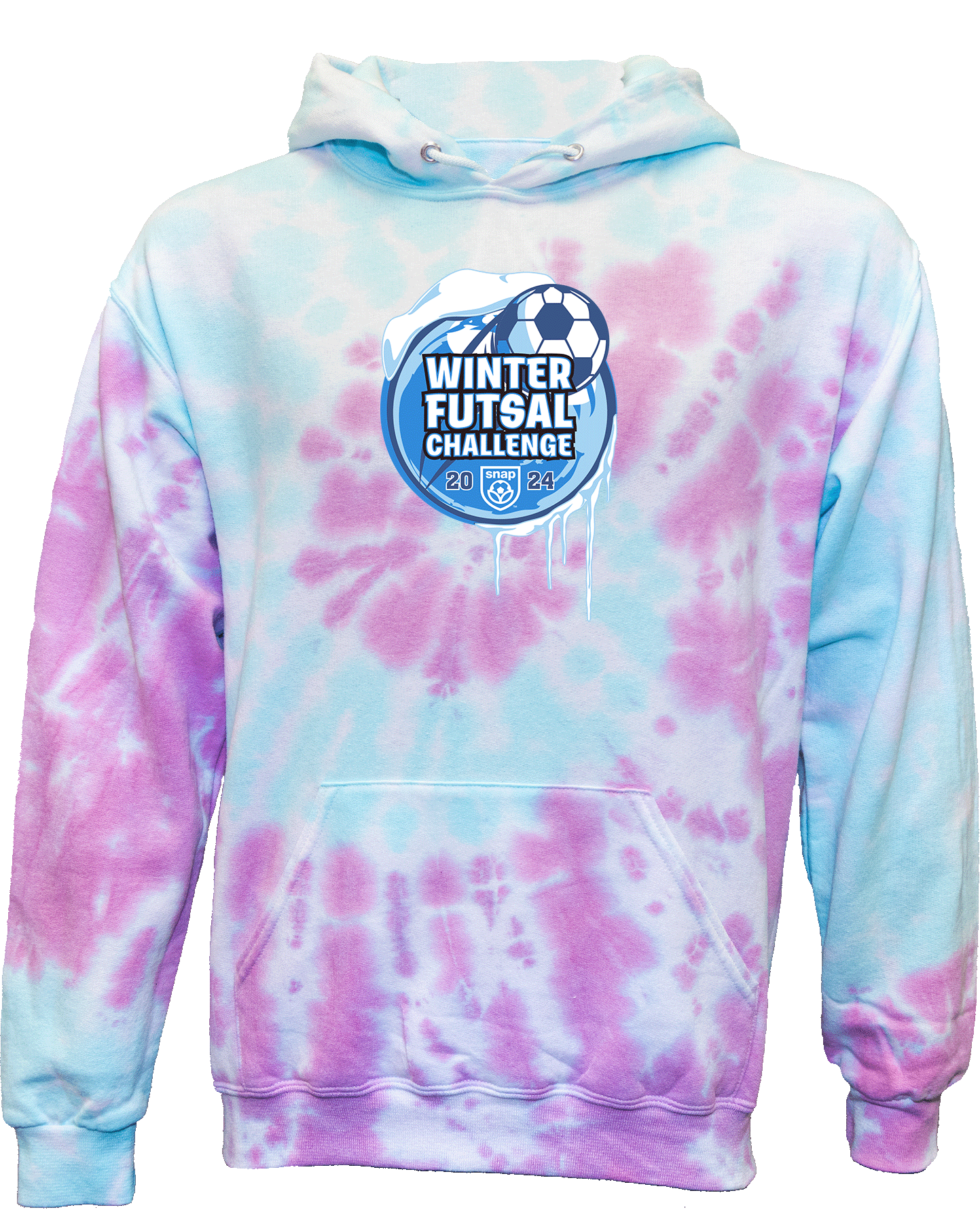 Tie-Dye Hoodies - 2024 Winter Futsal Challenge