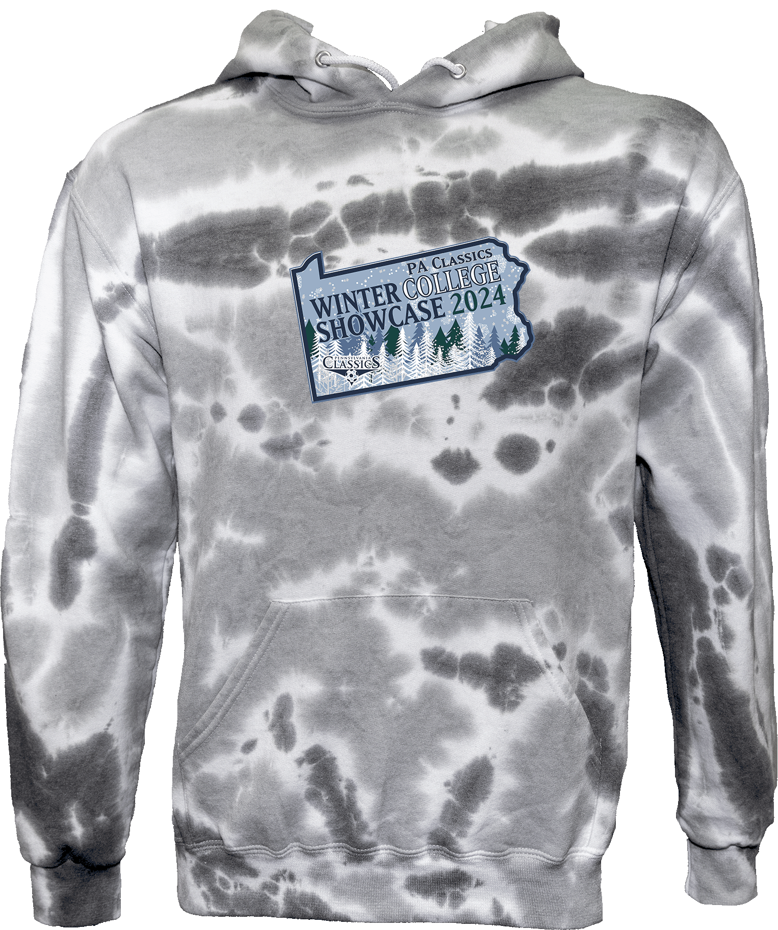 Tie-Dye Hoodies - 2024 Winter College Showcase