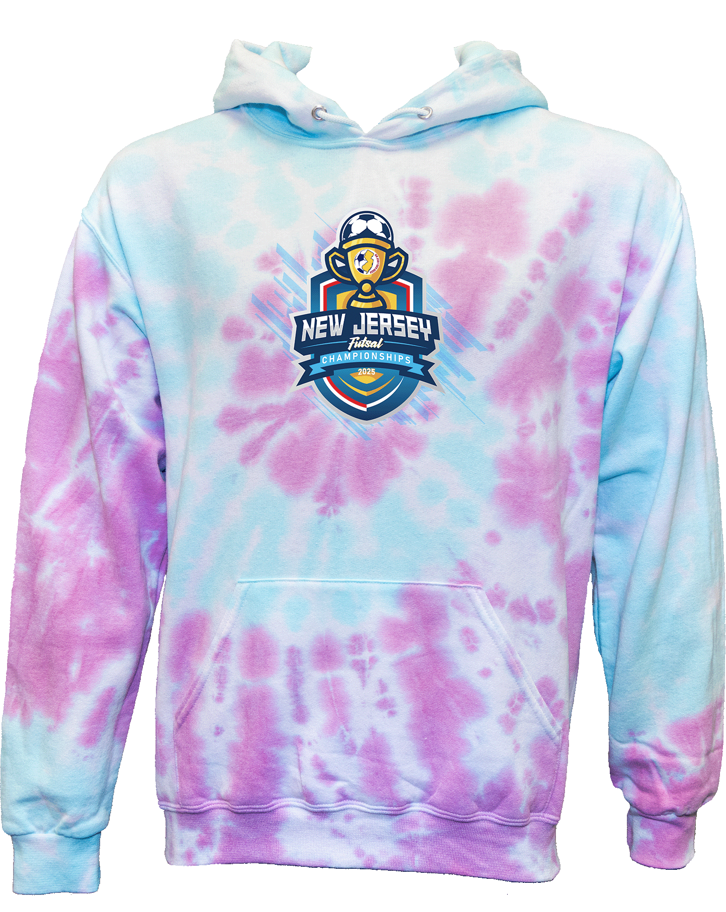 Tie-Dye Hoodies - 2025 NJYS Futsal Championships