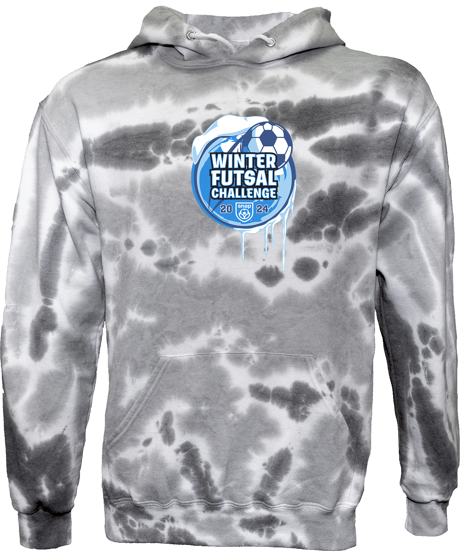 Tie-Dye Hoodies - 2024 Winter Futsal Challenge