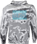 Tie-Dye Hoodies - Live Love Build Robots Blue
