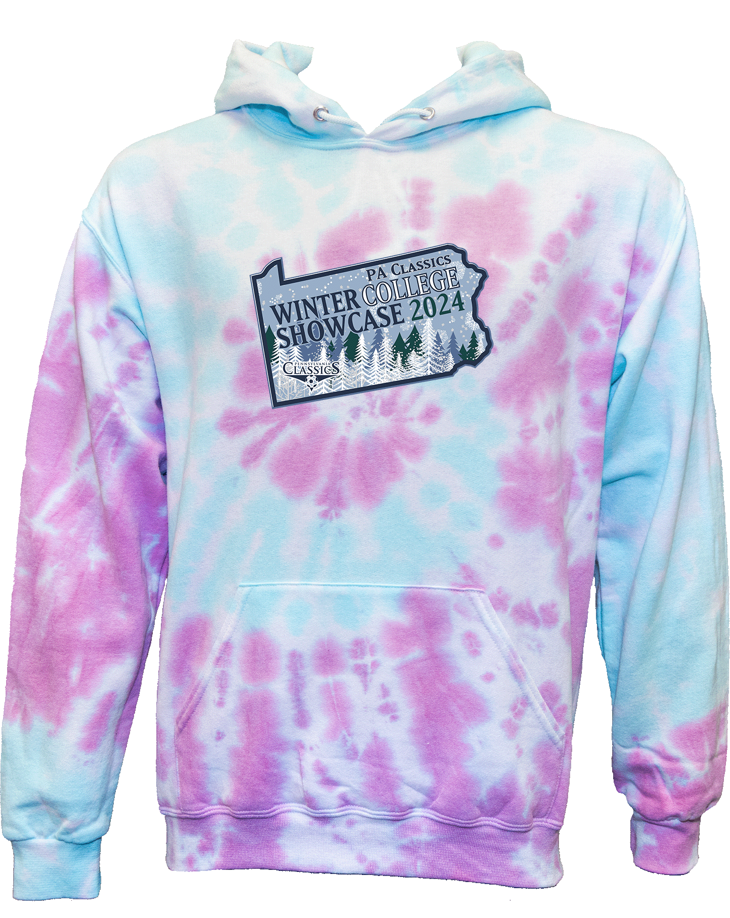 Tie-Dye Hoodies - 2024 Winter College Showcase