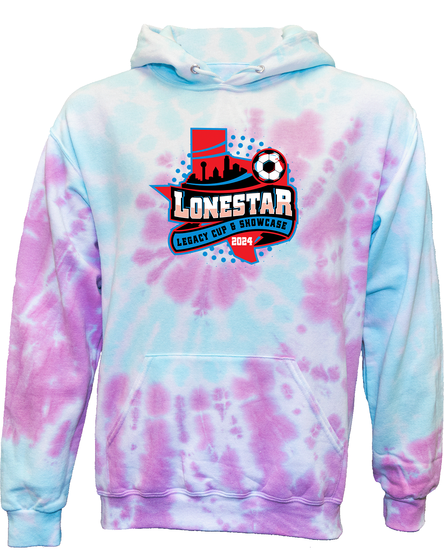 Tie-Dye Hoodies - 2024 Lonestar Legacy Cup & Showcase