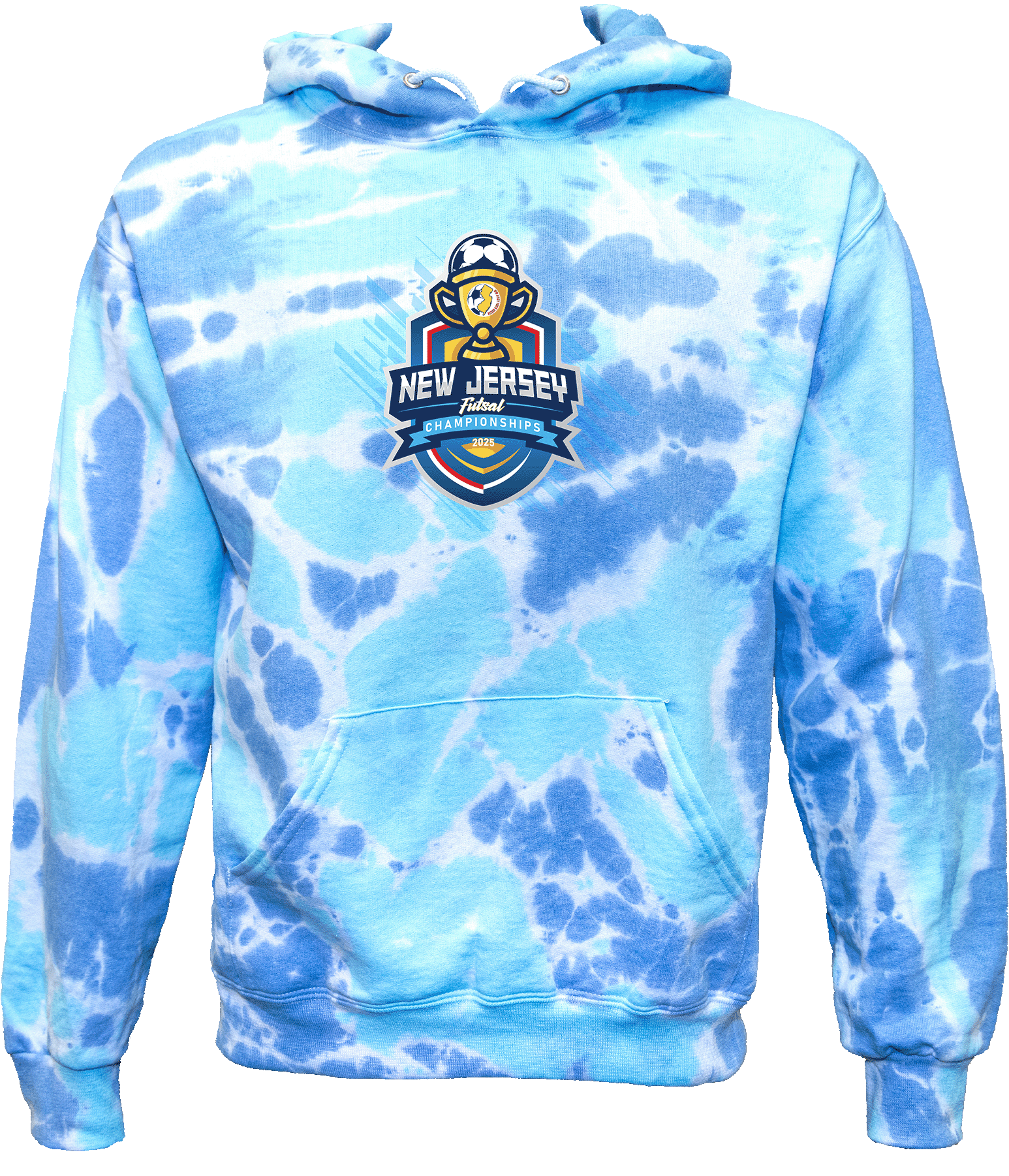 Tie-Dye Hoodies - 2025 NJYS Futsal Championships