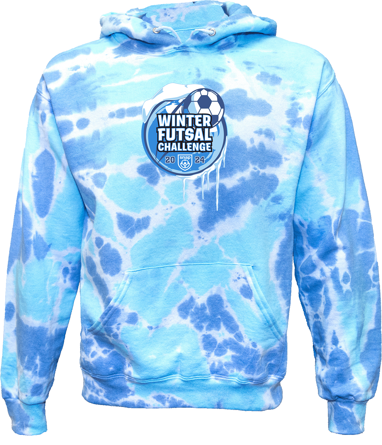 Tie-Dye Hoodies - 2024 Winter Futsal Challenge