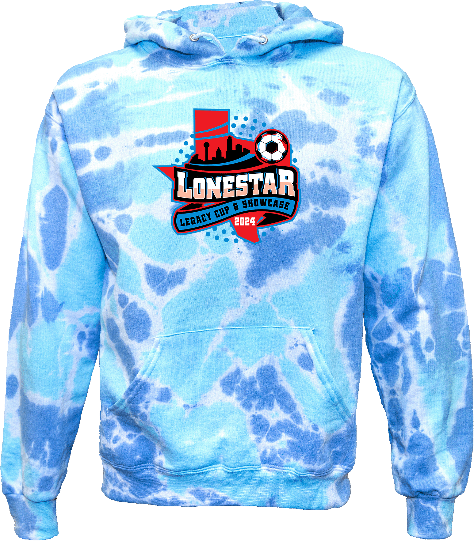 Tie-Dye Hoodies - 2024 Lonestar Legacy Cup & Showcase