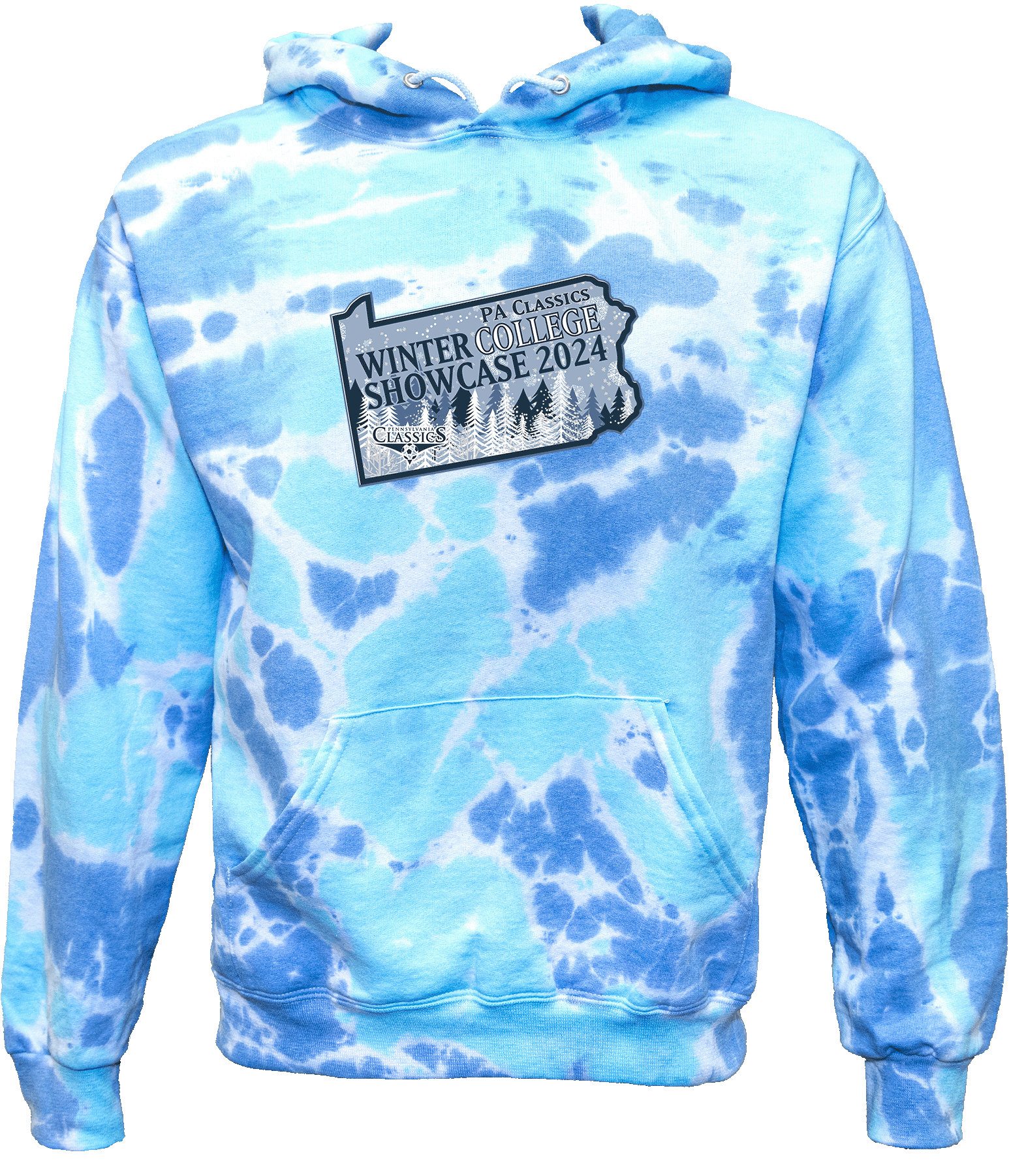 Tie-Dye Hoodies - 2024 Winter College Showcase