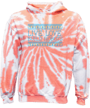 Tie-Dye Hoodies - Live Love Build Robots Blue