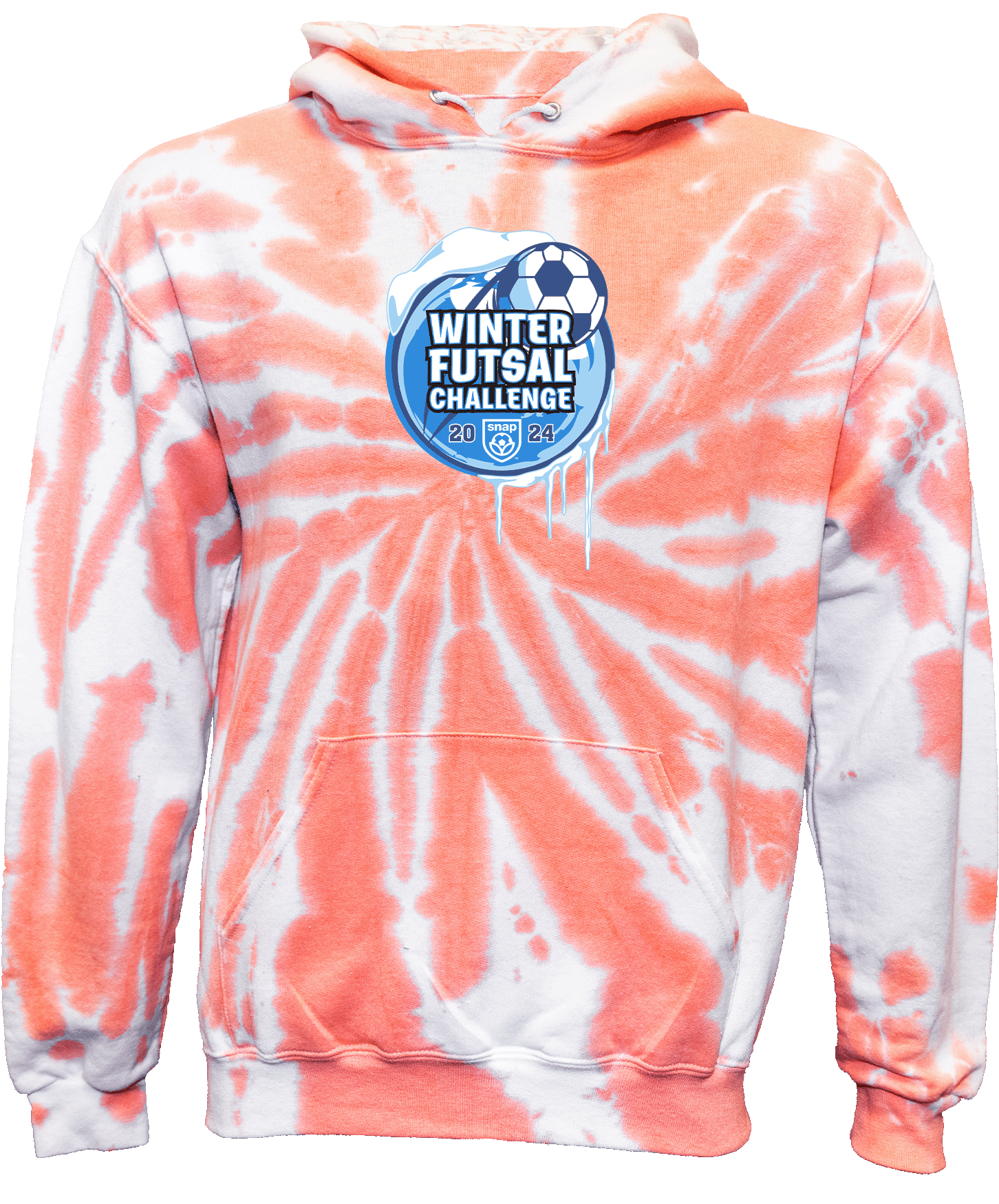 Tie-Dye Hoodies - 2024 Winter Futsal Challenge