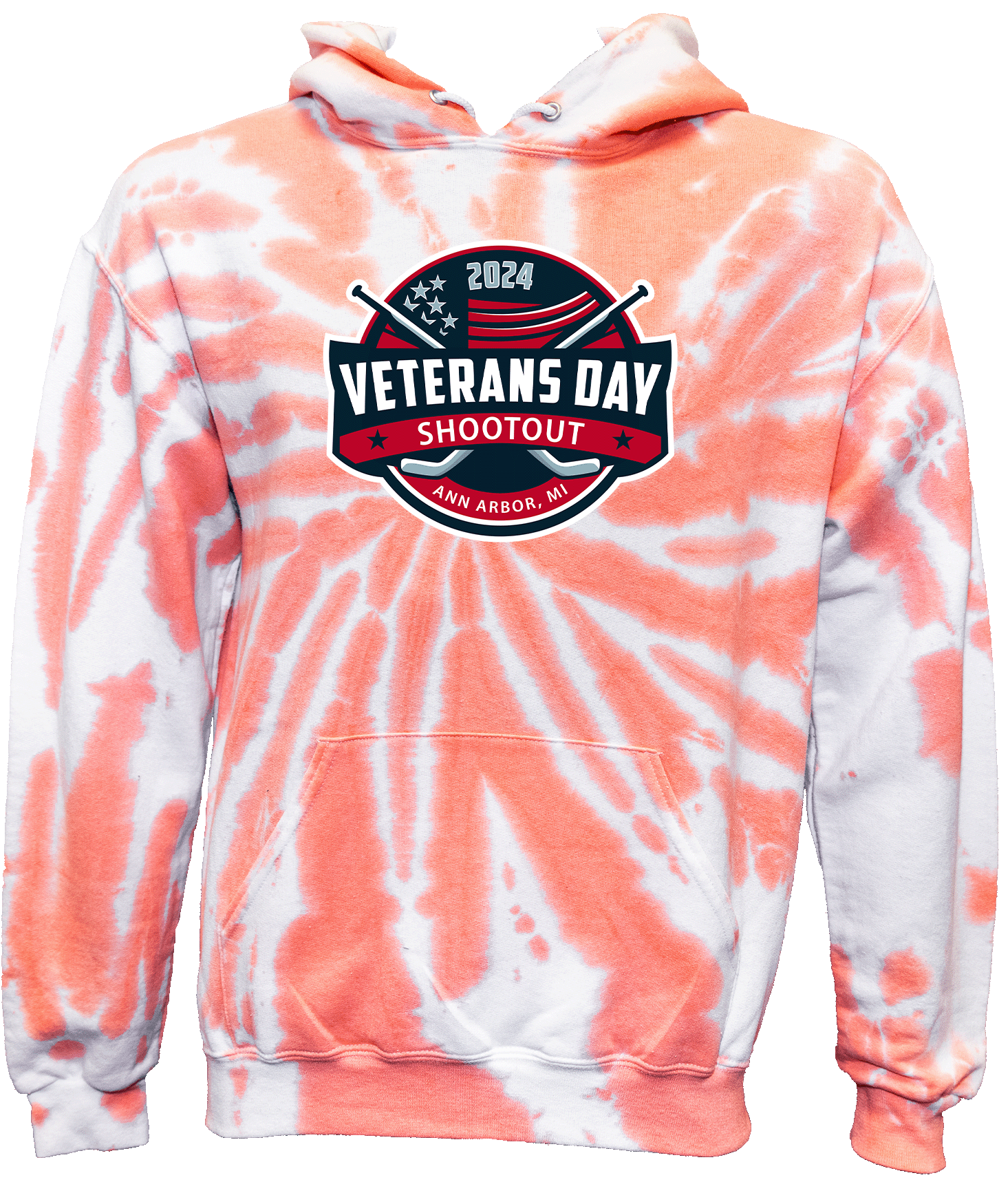 Tie-Dye Hoodies - 2024 Veterans Day Shootout Ann Arbor