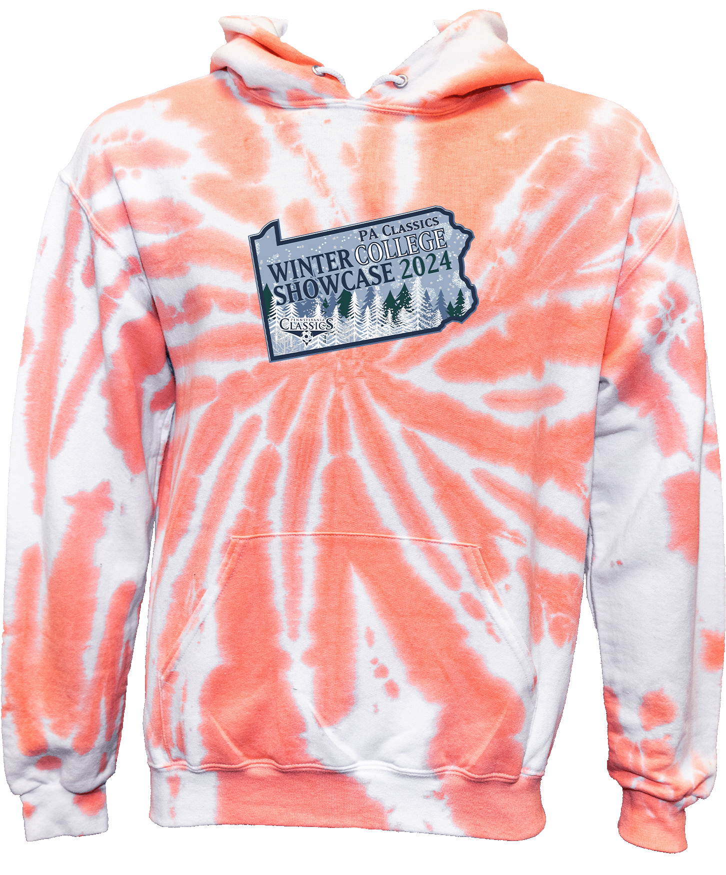 Tie-Dye Hoodies - 2024 Winter College Showcase