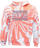 Tie-Dye Hoodies - Live Love Build Robots Dark