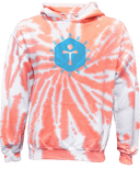 Tie-Dye Hoodies - Robotics Blue Logo