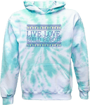 Tie-Dye Hoodies - Live Love Build Robots Dark